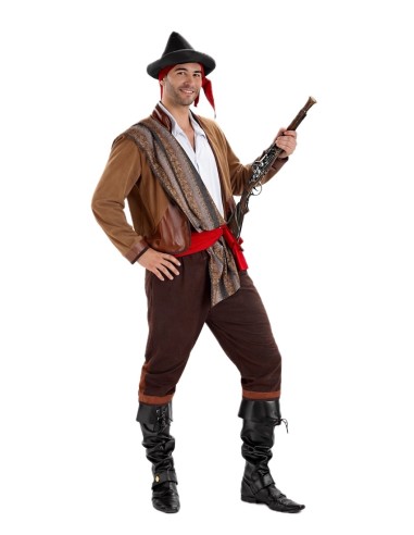 Fantasia de Bandoleiro Tamanho L - de alta qualidade, ideal para carnaval, festas temáticas e eventos especiais